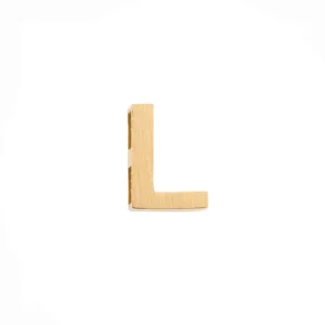 پلاک طلا حرف سه بعدی L L14