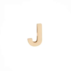 پلاک طلا حرف سه بعدی J L17