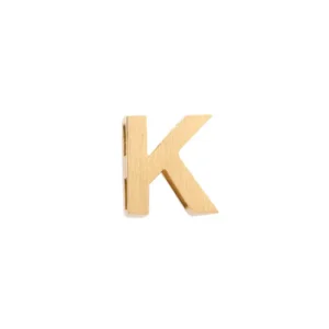 پلاک طلا حرف سه بعدی K L9