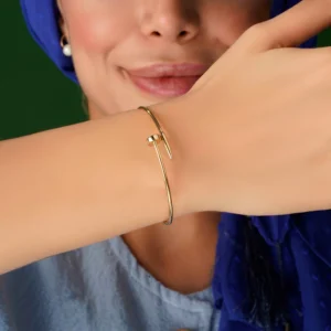 بنگل طلا میخ  BA42