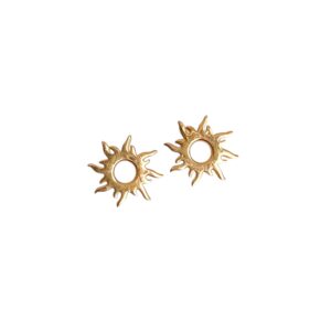 گوشواره طلا میخی آفتاب E499