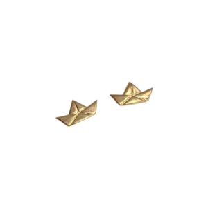 گوشواره طلا میخی قایق E501