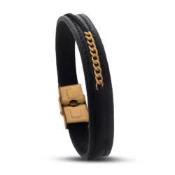 دستبند طلا چرم کارتیه BC27