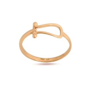 انگشتر طلا مینیمال امگا R803