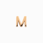 پلاک طلا حرف سه بعدی M L3