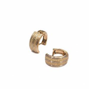 گوشواره طلا حلقه ای E535