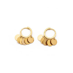 گوشواره طلا حلقه ای E629