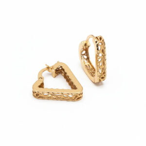 گوشواره طلا حلقه ای E660