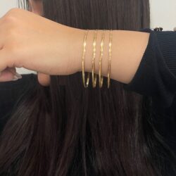 النگو طلا ژینوس طلایی BA126