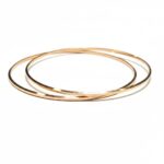 النگو طلا  آینه ای BA53