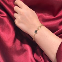 دستبند طلا زنجیری زنانه B565