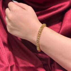 دستبند طلا زنجیری زنانه B557