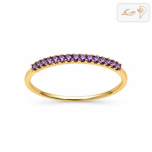 انگشتر طلا مینیمال نگیندار یاسی R130