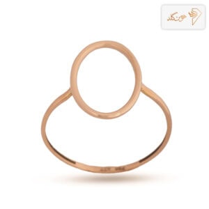 انگشتر طلا مینیمال بیضی R807