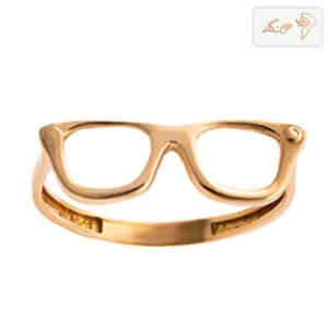 انگشتر طلا مینیمال عینک R151
