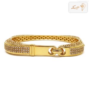 بنگل طلا لوکس مربع BA376