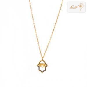 گردنبند طلا گردنی خمسه CH432