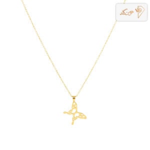 گردنبند طلا زنانه پروانه CH588