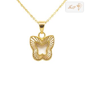 گردنبند طلا پروانه تراش CH596