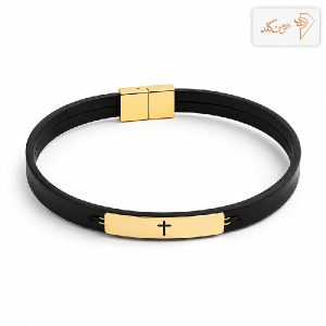 دستبند طلا چرم لیام CM312