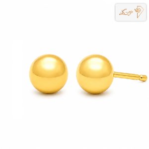 گوشواره طلا میخی گوی بزرگ E638