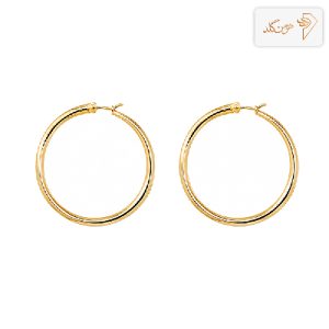 گوشواره طلا حلقه ای بزرگ E658
