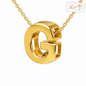 پلاک طلا حرف سه بعدی G G001