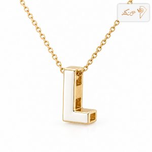 پلاک طلا حرف سه بعدی L L002