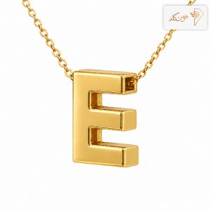 پلاک طلا حروف E L25