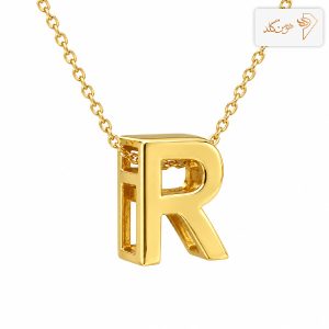 پلاک طلا حرف سه بعدی R R001