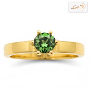 انگشتر طلا زنانه نگیندار R956