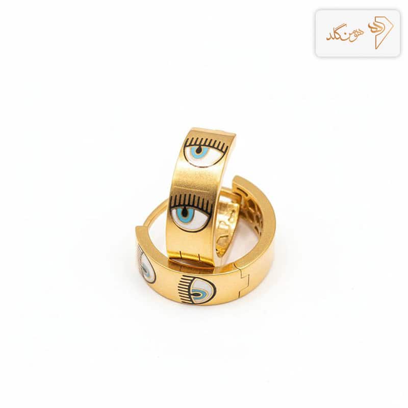گوشواره طلا حلقه ای کیارا فرانی E146