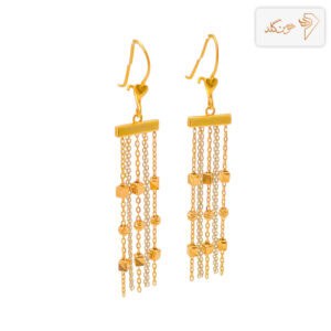 گوشواره طلا آویز زنانه E459
