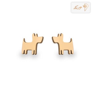 گوشواره طلا میخی هاپو E488