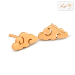 گوشواره طلا میخی ابر E576