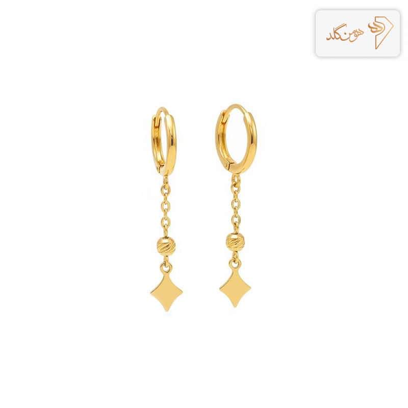 گوشواره طلا آویز E632