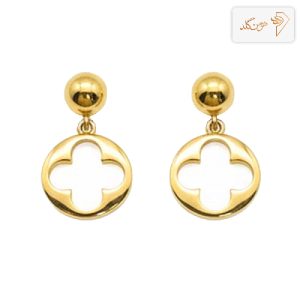 گوشواره طلا میخی ونکلیف تو خالی E633