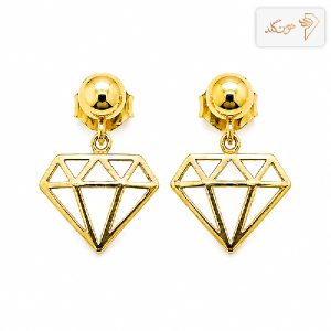 گوشواره طلا میخی دیاموند E635