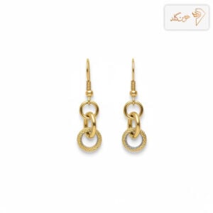گوشواره طلا آویز زنانه E651