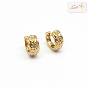 گوشواره طلا حلقه ای زنانه E664