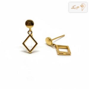 گوشواره طلا لوزی E704