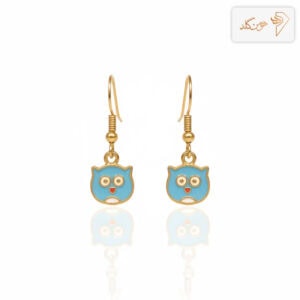 گوشواره طلا آویز جغد E706