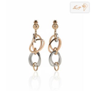 گوشواره طلا آویز سه پی یو E720