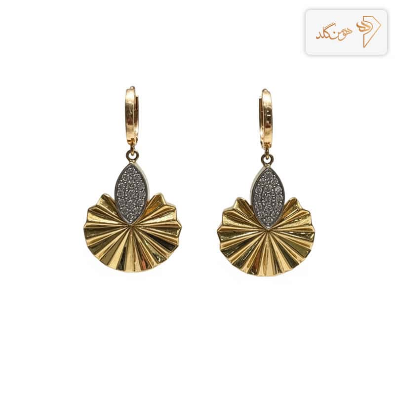 گوشواره طلا زنانه لوکس E728