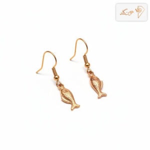 گوشواره طلا آویز ماهی E900