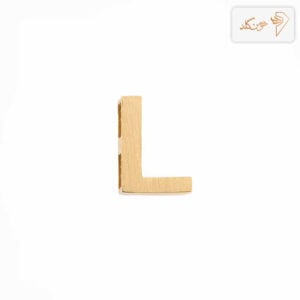 پلاک طلا حرف سه بعدی L L001