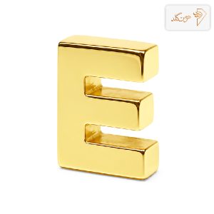 پلاک طلا حروف E L25