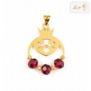پلاک طلا انار طرح لوکس M492