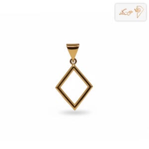 پلاک طلا لوزی M709