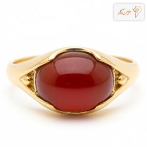 انگشتر طلا زنانه عقیق R876